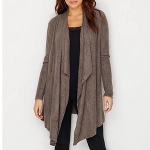 Barefoot Dreams Drape-front Cardigan
